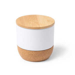 Κερί σόγιας σε κεραμικό δοχείο