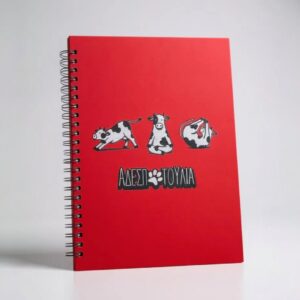 Τετράδιο από ανακυκλωμένο χαρτί σε 2 χρώματα